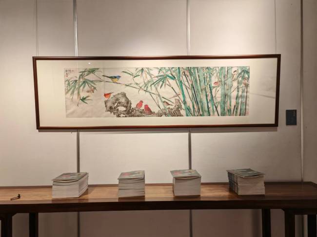 “古墨留香——张纯彦作品展”昨日在济南京行艺术馆开幕