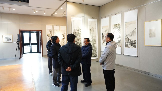 “正法传承”绽放冬日泉城丨探访“张宝珠师生中国画展”