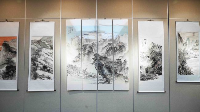 “正法传承”绽放冬日泉城丨探访“张宝珠师生中国画展”