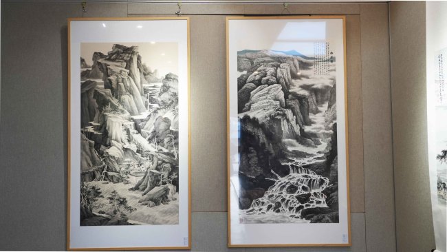 “正法传承”绽放冬日泉城丨探访“张宝珠师生中国画展”