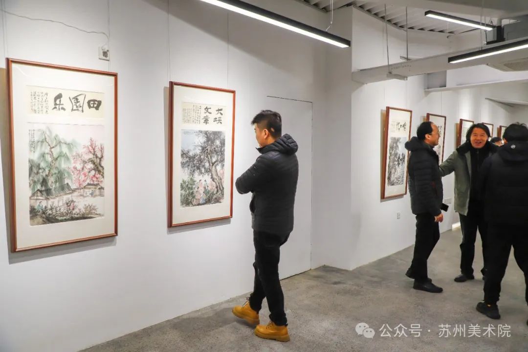 笔墨抒文心，众家齐争鸣 | “道途拾云——张风塘中国画作品微展”在苏州美术院开展