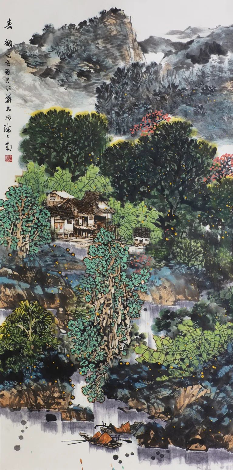 墨色淋漓障犹湿，极尽海南风光美 | 阮江华应邀参展“2024臻美大境——当代中国画名家学术邀请展”