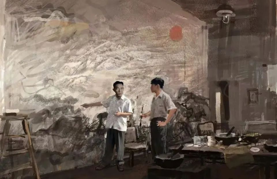 第十四届全国美展获奖艺术家专访 | 吕鹏《山河颂》：在历史的回眸中转译经典