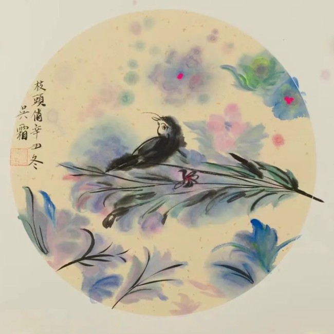 “陌上花开——吴霜绘画作品展”今日在深圳关山月美术馆开展，展期至明年1月5日