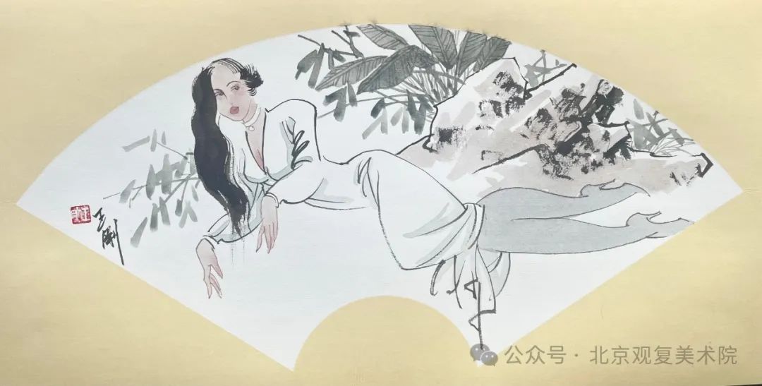 “水墨新境·时代画风——当代中国画笔墨百家学术邀请展（第二回展）” | 王刚：水彩之“绚”与水墨之“淡”营造朦胧缱绻的古典气息