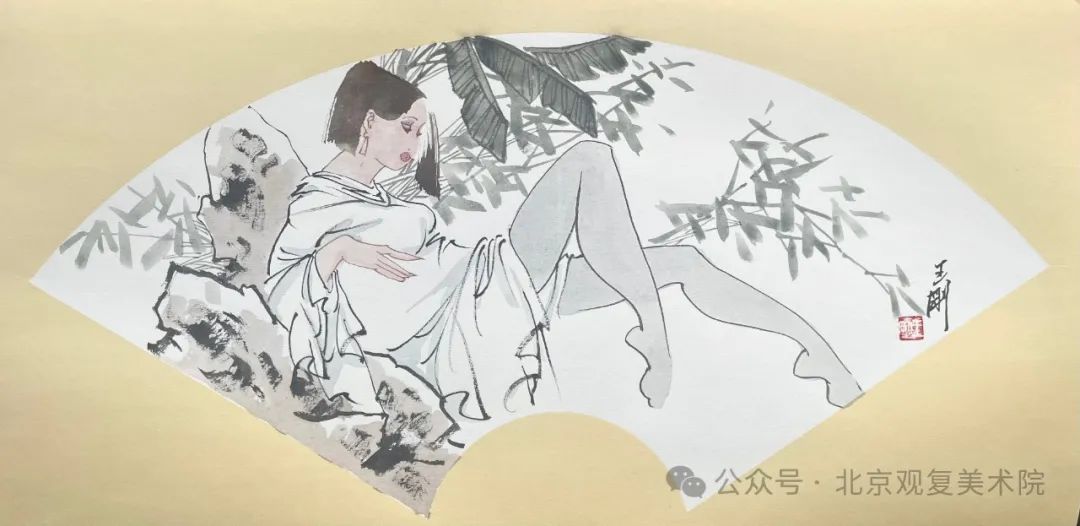 “水墨新境·时代画风——当代中国画笔墨百家学术邀请展（第二回展）” | 王刚：水彩之“绚”与水墨之“淡”营造朦胧缱绻的古典气息