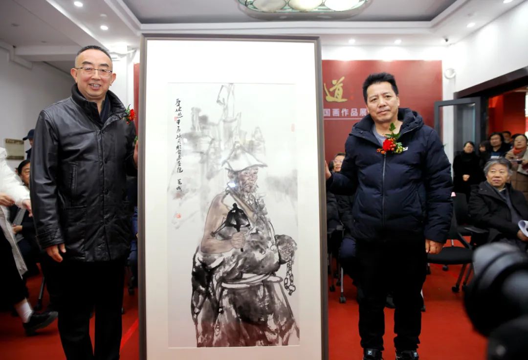 “心源·墨道”王万成工作室揭牌仪式暨首届中国画作品展在甘肃美术馆开幕