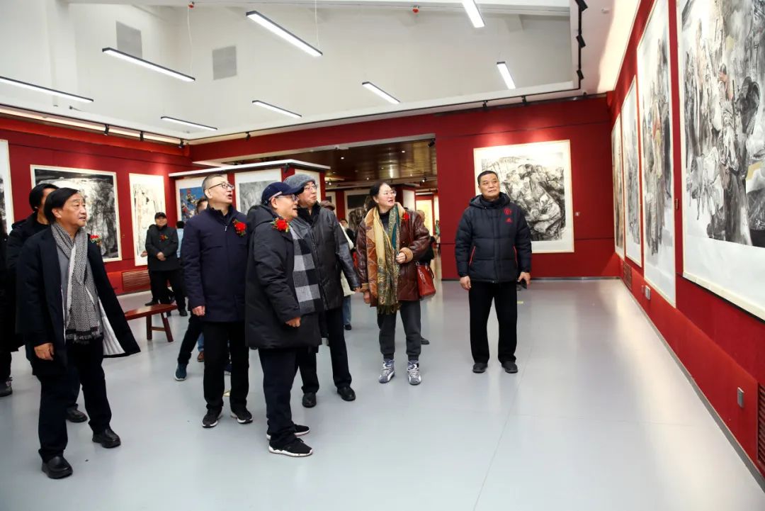 “心源·墨道”王万成工作室揭牌仪式暨首届中国画作品展在甘肃美术馆开幕