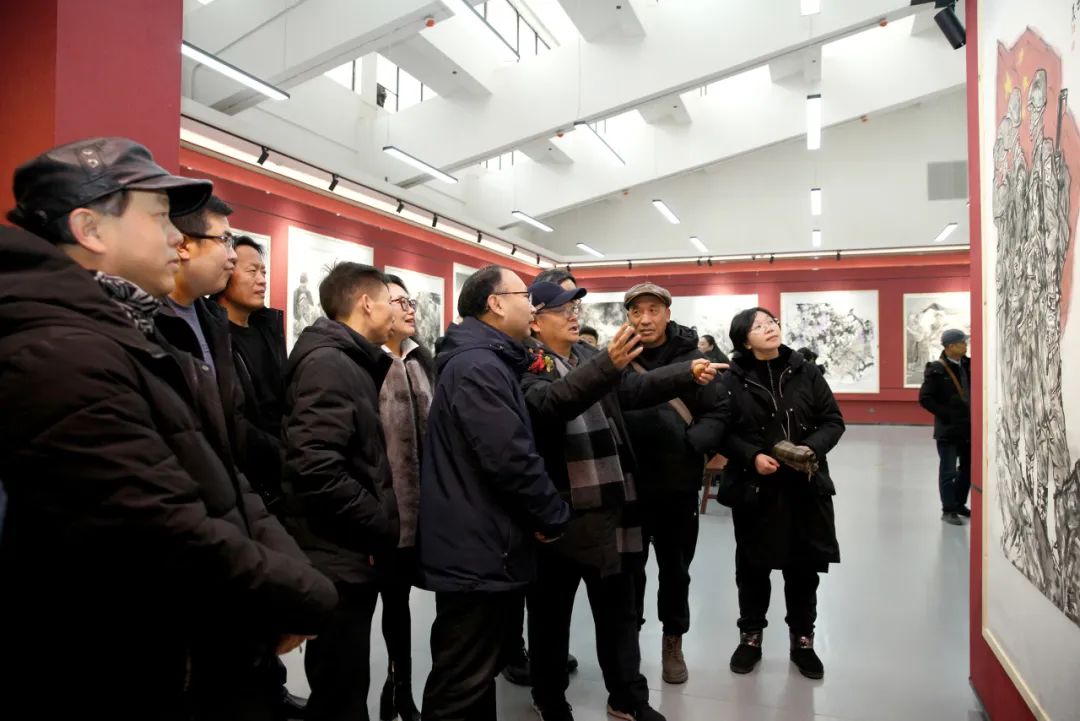 “心源·墨道”王万成工作室揭牌仪式暨首届中国画作品展在甘肃美术馆开幕