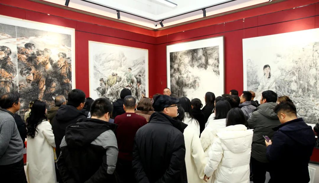 “心源·墨道”王万成工作室揭牌仪式暨首届中国画作品展在甘肃美术馆开幕