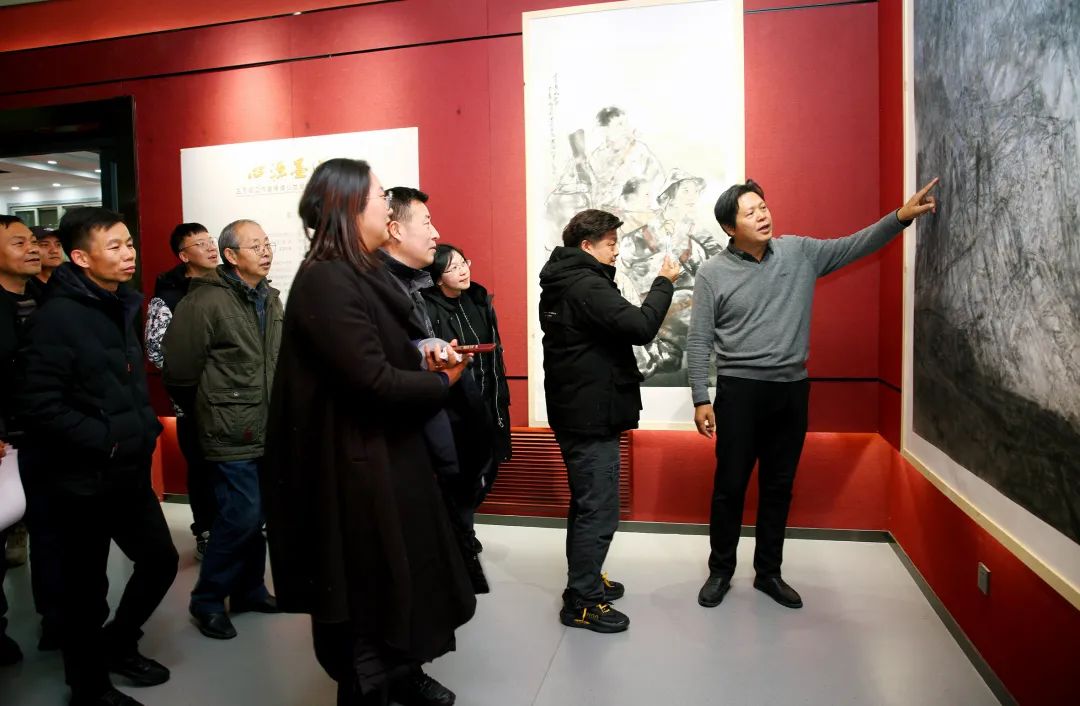 “心源·墨道”王万成工作室揭牌仪式暨首届中国画作品展在甘肃美术馆开幕