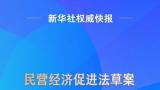 立法进程再进一步——民营经济促进法草案已提请全国人大常委会会议审议