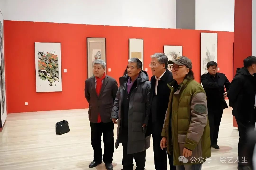 孔维克《傲雪榴园》参加全国“榴实正红”美术作品邀请展，广受关注