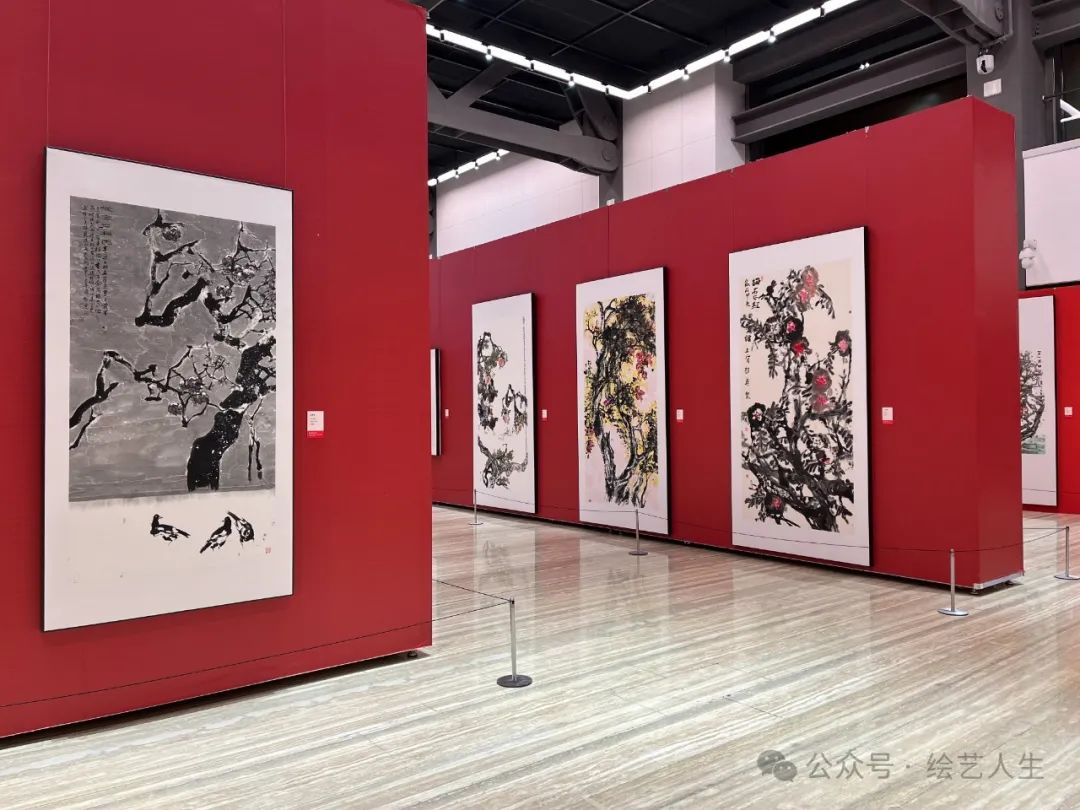 孔维克《傲雪榴园》参加全国“榴实正红”美术作品邀请展，广受关注