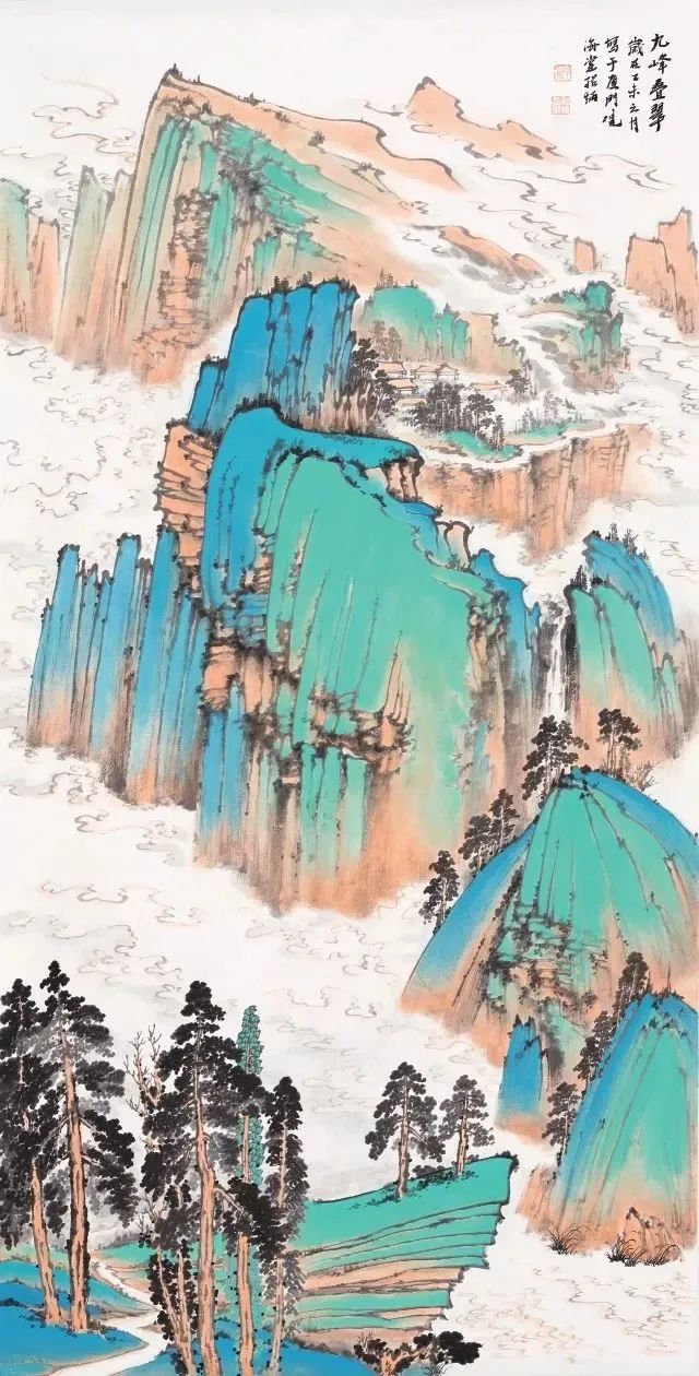 邓绍炳·青绿山水画 | 塑山水之形，见江山妩媚