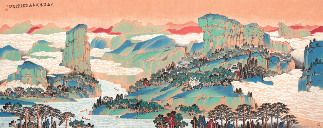 邓绍炳·青绿山水画 | 塑山水之形，见江山妩媚