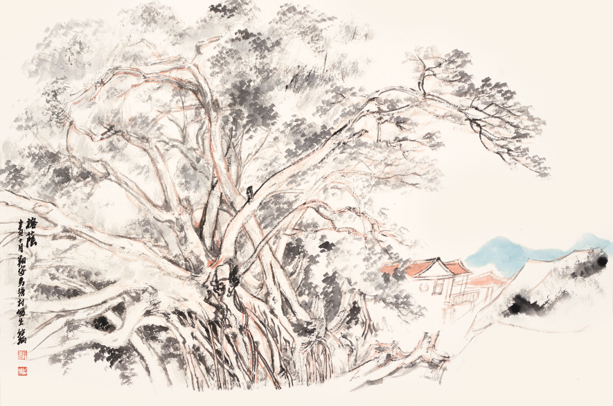 邓绍炳·青绿山水画 | 塑山水之形，见江山妩媚