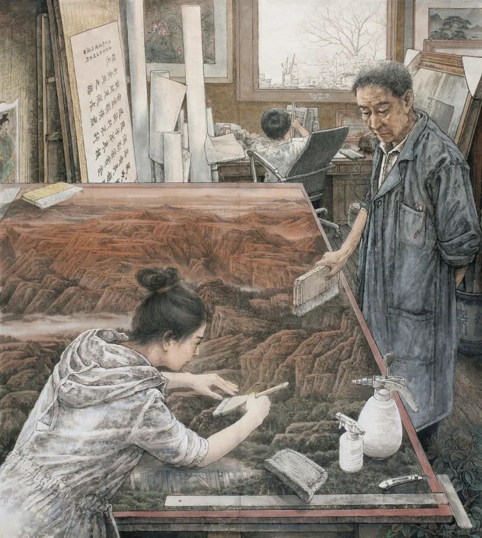 “2024臻美大境——当代中国画名家学术邀请展” | 王犇·秦颂：阳刚挺立，森森然狞厉，浩浩兮丈夫