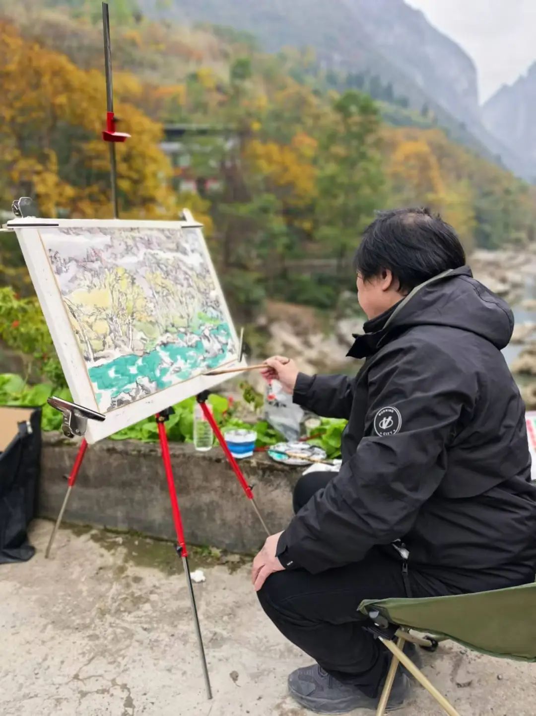 邓建强·重庆奉节写生 | 绘就山河灵韵，赓续三峡文化脉络