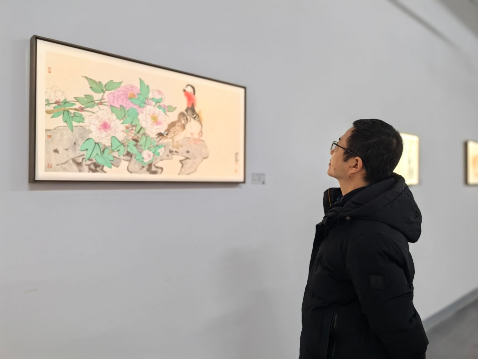 “文正迎春 中华贺岁——张迎春花鸟生肖画作品展”昨日在苏州开展