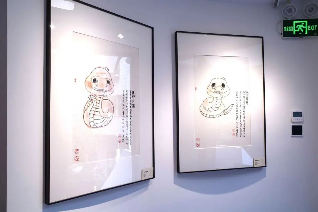 春节好眼福 | “春回虬转——陈湘波生肖艺术巡展”昨日在深圳福田区开展