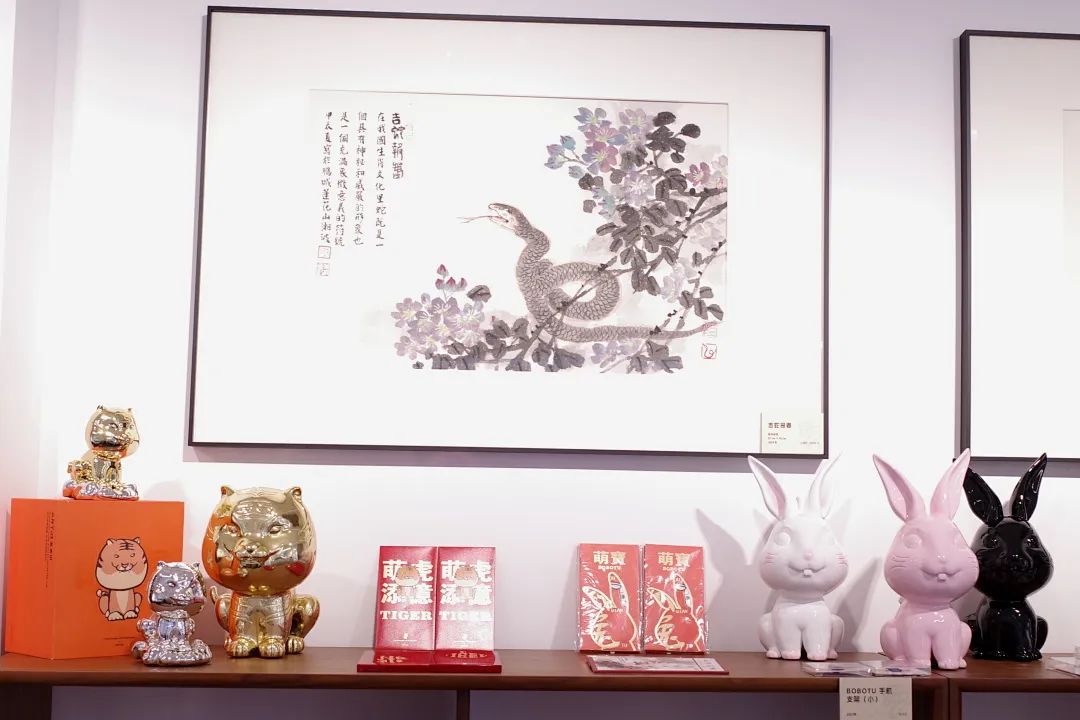 春节好眼福 | “春回虬转——陈湘波生肖艺术巡展”昨日在深圳福田区开展