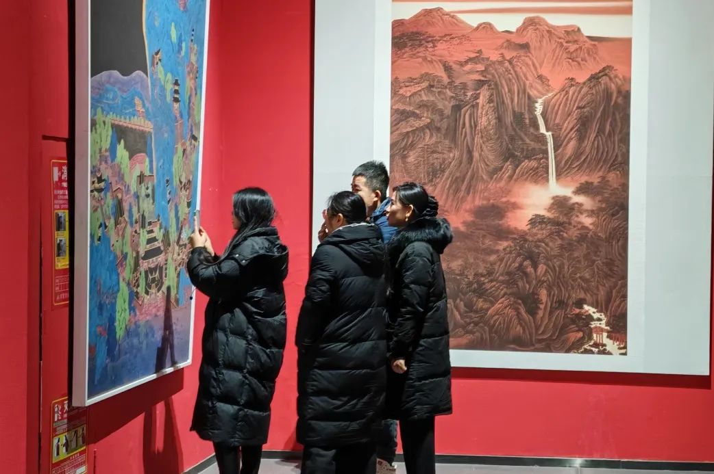 “同源——第四届中国画作品展”昨日在临沂市美术馆开幕