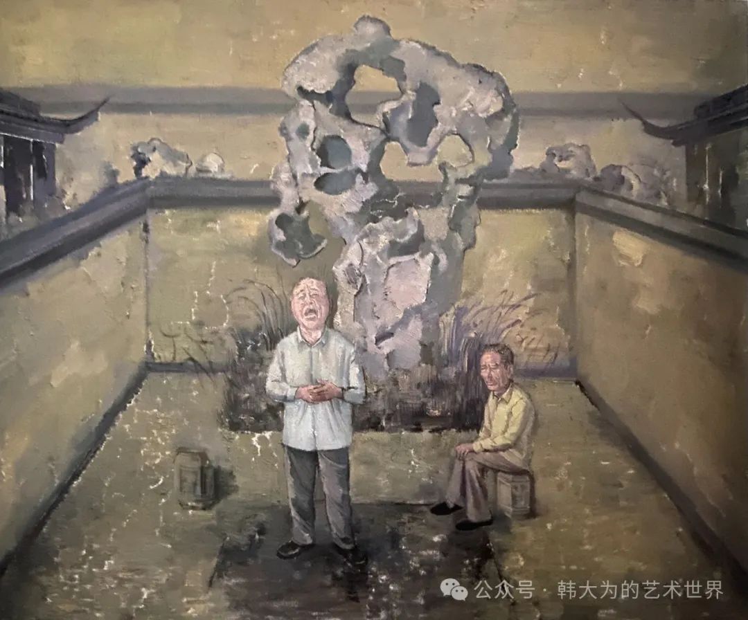 韩大为油画作品《过往日记》| 通过作品说想说的话，同时安放不安的灵魂