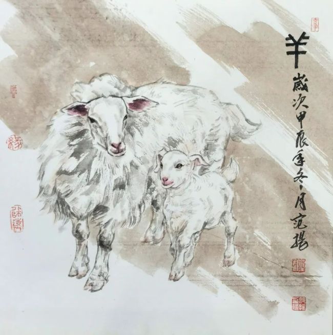 水墨绘生肖，那些藏在生灵万物中的神韵 | 范扬应邀参展“笔墨风华——2025年度中国美术家名家迎春展”