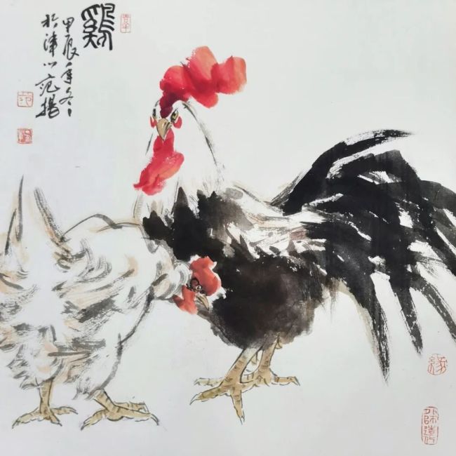 水墨绘生肖，那些藏在生灵万物中的神韵 | 范扬应邀参展“笔墨风华——2025年度中国美术家名家迎春展”