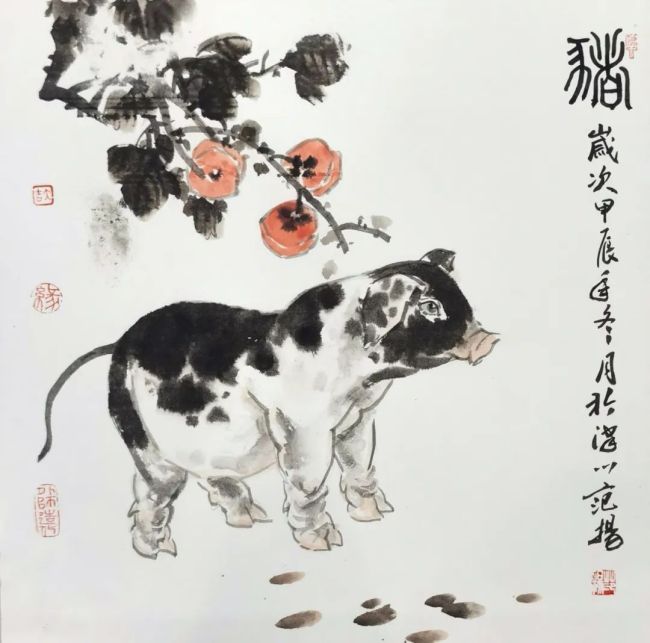 水墨绘生肖，那些藏在生灵万物中的神韵 | 范扬应邀参展“笔墨风华——2025年度中国美术家名家迎春展”