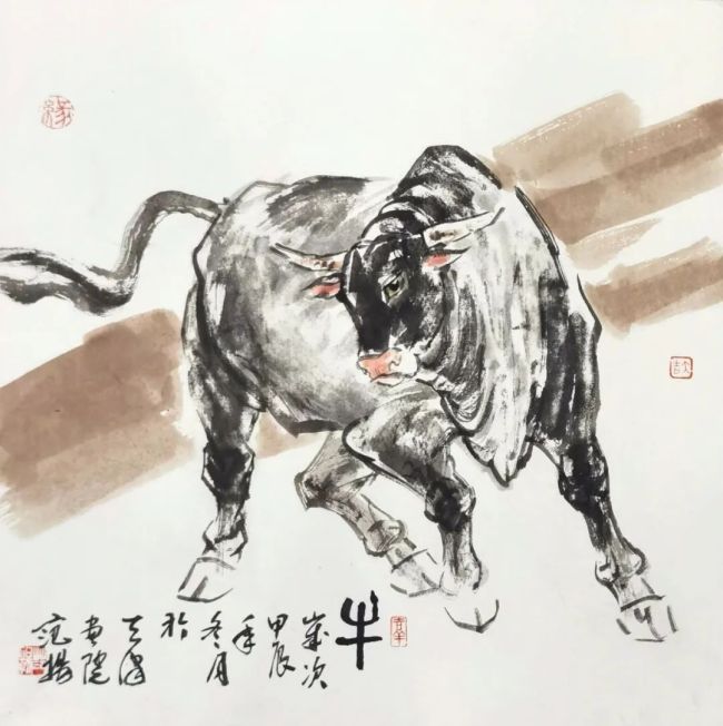 水墨绘生肖，那些藏在生灵万物中的神韵 | 范扬应邀参展“笔墨风华——2025年度中国美术家名家迎春展”