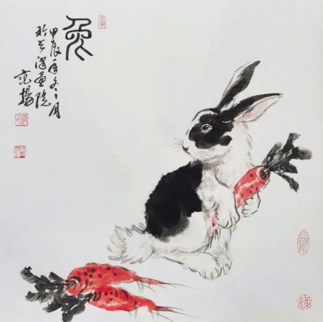 水墨绘生肖，那些藏在生灵万物中的神韵 | 范扬应邀参展“笔墨风华——2025年度中国美术家名家迎春展”