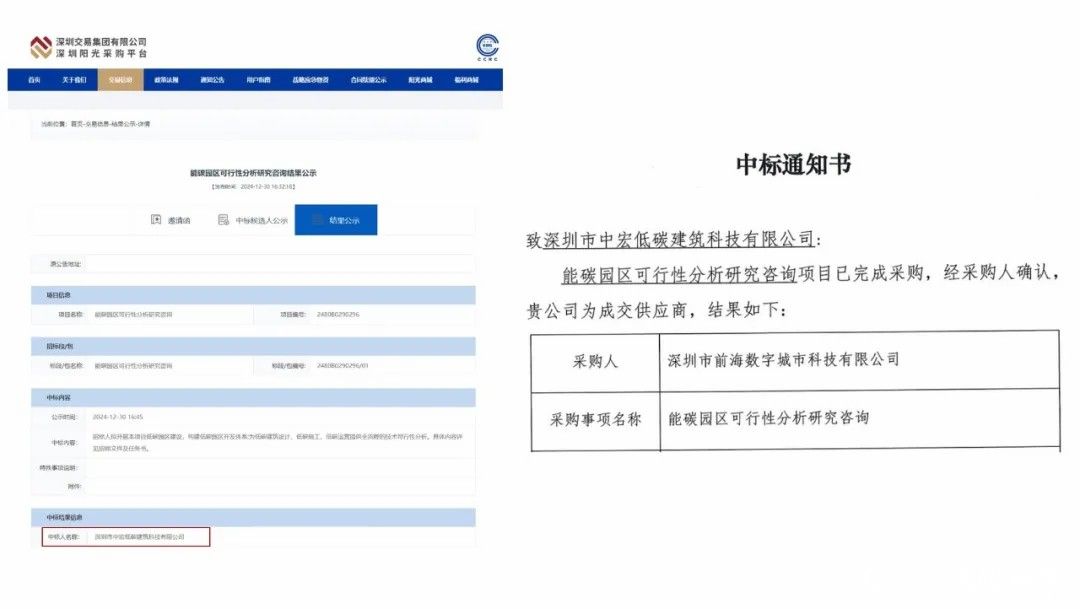 中宏低碳科技获深圳“专精特新”中小企业认定并中标前海零碳园区咨询项目