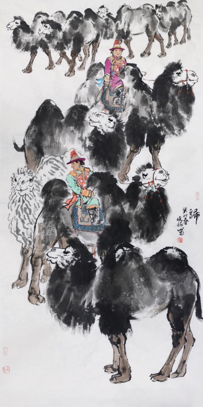 王晓银应邀参展“金蛇贺岁 巳巳如意——当代中国画三十家笔墨迎春邀请展”