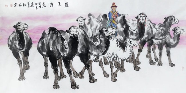 王晓银应邀参展“金蛇贺岁 巳巳如意——当代中国画三十家笔墨迎春邀请展”