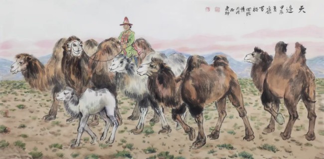 王晓银应邀参展“金蛇贺岁 巳巳如意——当代中国画三十家笔墨迎春邀请展”