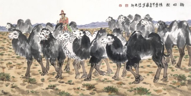 王晓银应邀参展“金蛇贺岁 巳巳如意——当代中国画三十家笔墨迎春邀请展”