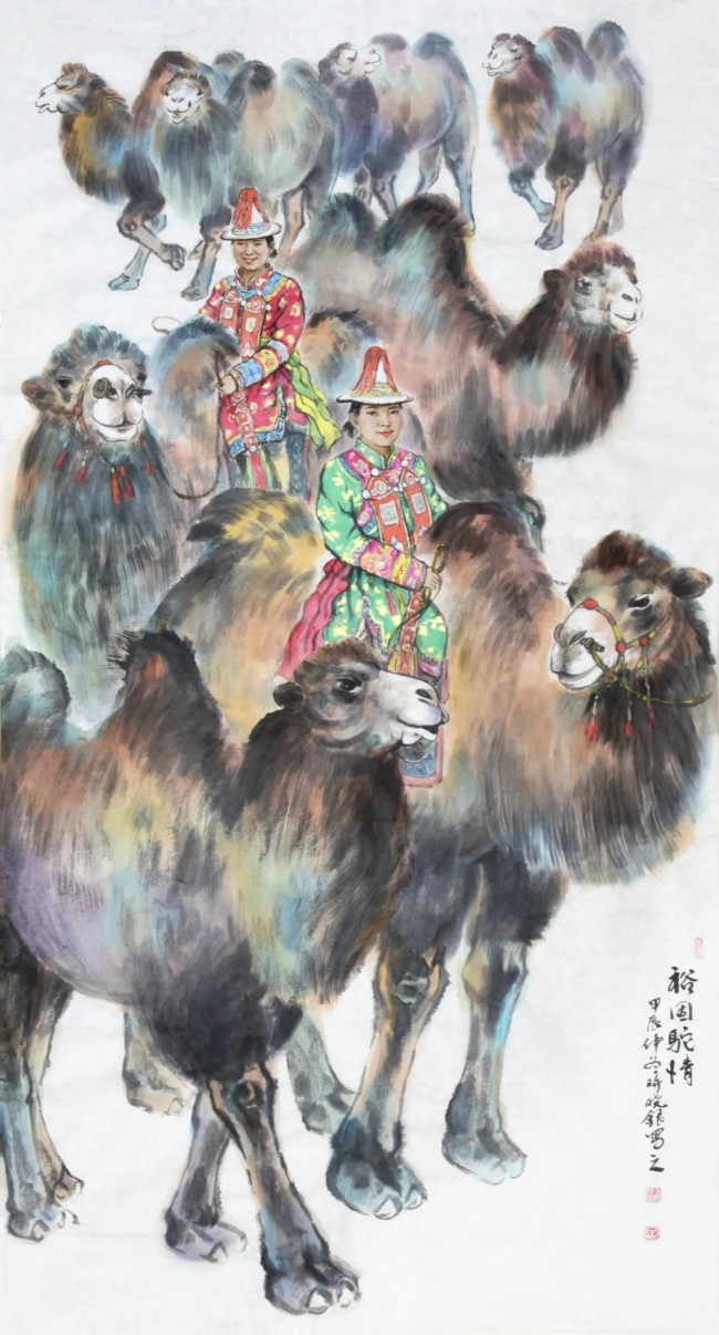 王晓银应邀参展“金蛇贺岁 巳巳如意——当代中国画三十家笔墨迎春邀请展”