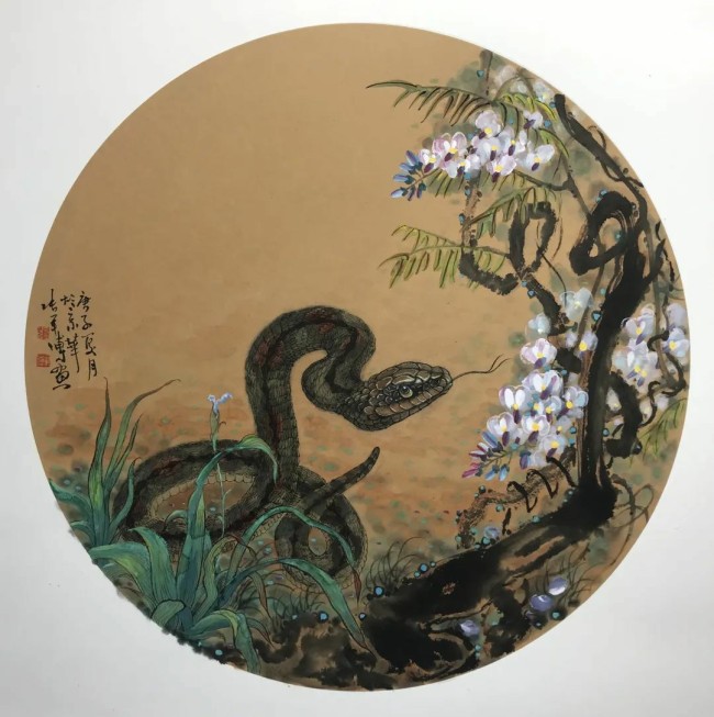 春节好眼福丨“青蛇吐瑞——张军博十二生肖中国画作品展”将于1月22日在济南开展