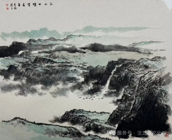 春节好眼福丨“回家过年——岳增光、李琰山水画联展”将于1月18日在周口沈丘开展，一起感受久违的乡情与温暖