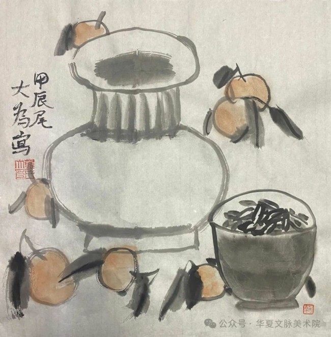 韩大为·日长何所事 茗碗自赍持丨尺素清芬——当代中国画名家小品新作品鉴交流展（第二回展）