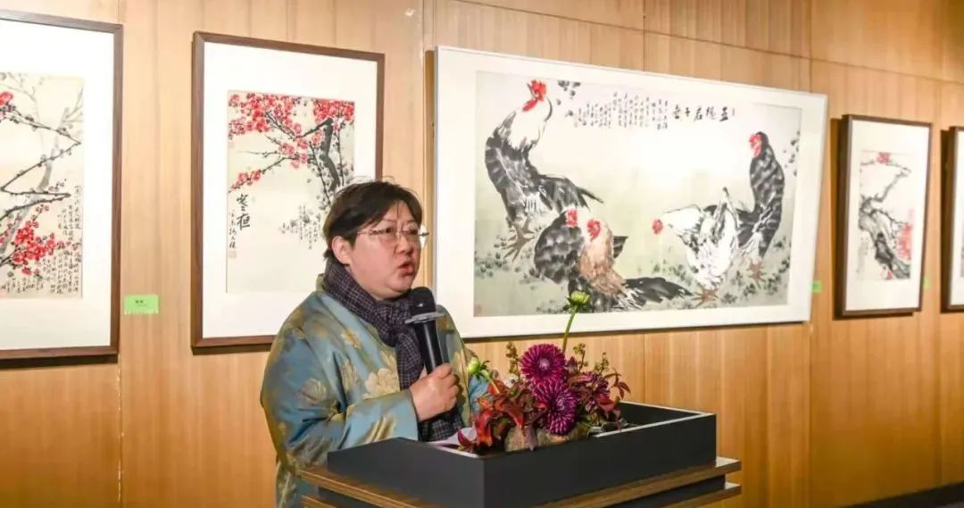 禽鸟之毕肖 花卉之清丽 | “米景扬绘画艺术展”在上海开幕，《米景扬重彩水墨集》新书发布会同期举行