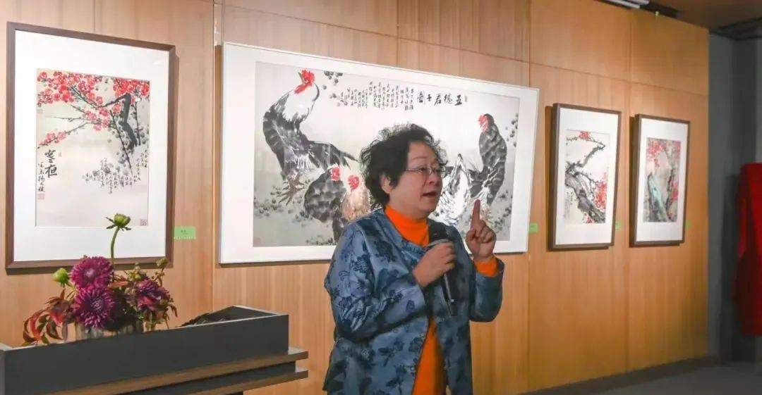 禽鸟之毕肖 花卉之清丽 | “米景扬绘画艺术展”在上海开幕，《米景扬重彩水墨集》新书发布会同期举行