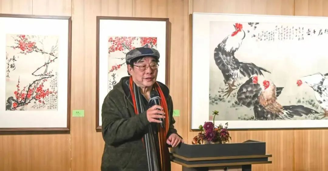 禽鸟之毕肖 花卉之清丽 | “米景扬绘画艺术展”在上海开幕，《米景扬重彩水墨集》新书发布会同期举行