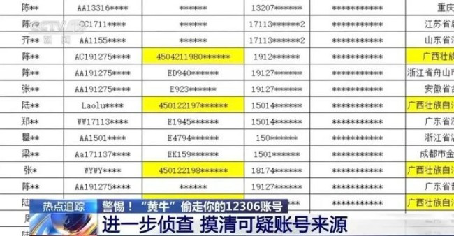 又一个节日警钟，事关你的回家路——12306账号竟能被“黄牛”偷走？！广州一犯罪团伙涉案金额竟达2000余万元