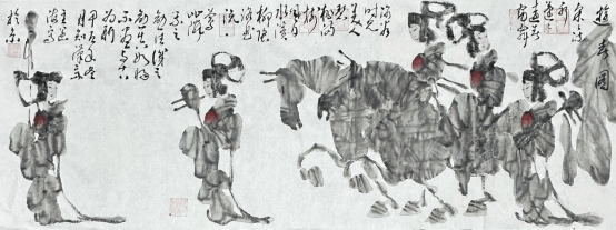 王阔海丨金石味道和笔墨意蕴结合，新汉画水墨开辟了一个审美领域