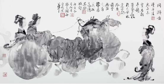 王阔海丨金石味道和笔墨意蕴结合，新汉画水墨开辟了一个审美领域