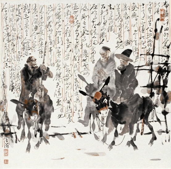 王阔海丨金石味道和笔墨意蕴结合，新汉画水墨开辟了一个审美领域