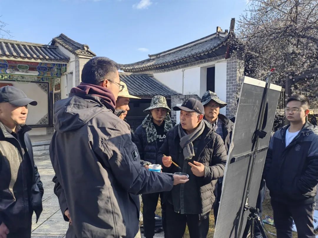 寻良辰“梅”景，绘古梅神韵——中国艺术研究院唐建教授古梅写生高级研修班（大理永平元梅高级班）教学实录